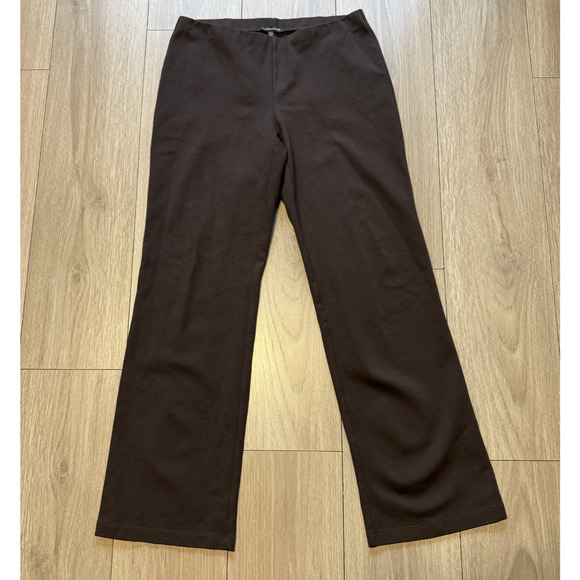 Eileen Fisher Pants Womens Size Small Brown Pull On RN#78121/CA#34460 - Picture 1 of 11